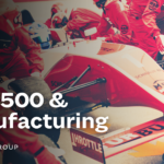 Indy 500 pit crew servicing race car in under 10 seconds to optimize performance